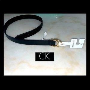 Gold. Black. Calvin Klein. belt. size Medium. Make me an offer 😊
